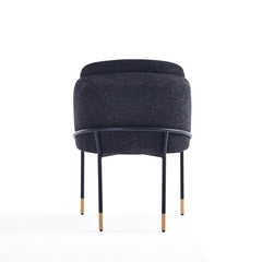 Flor Dining Chair in Black (set of 2) - Ornate Home