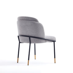 Flor Dining Chair in Gray (set of 2) - Ornate Home