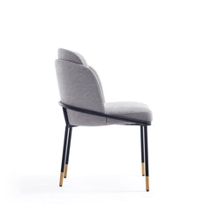 Flor Dining Chair in Grey - Ornate Home