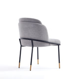 Flor Dining Chair in Grey - Ornate Home
