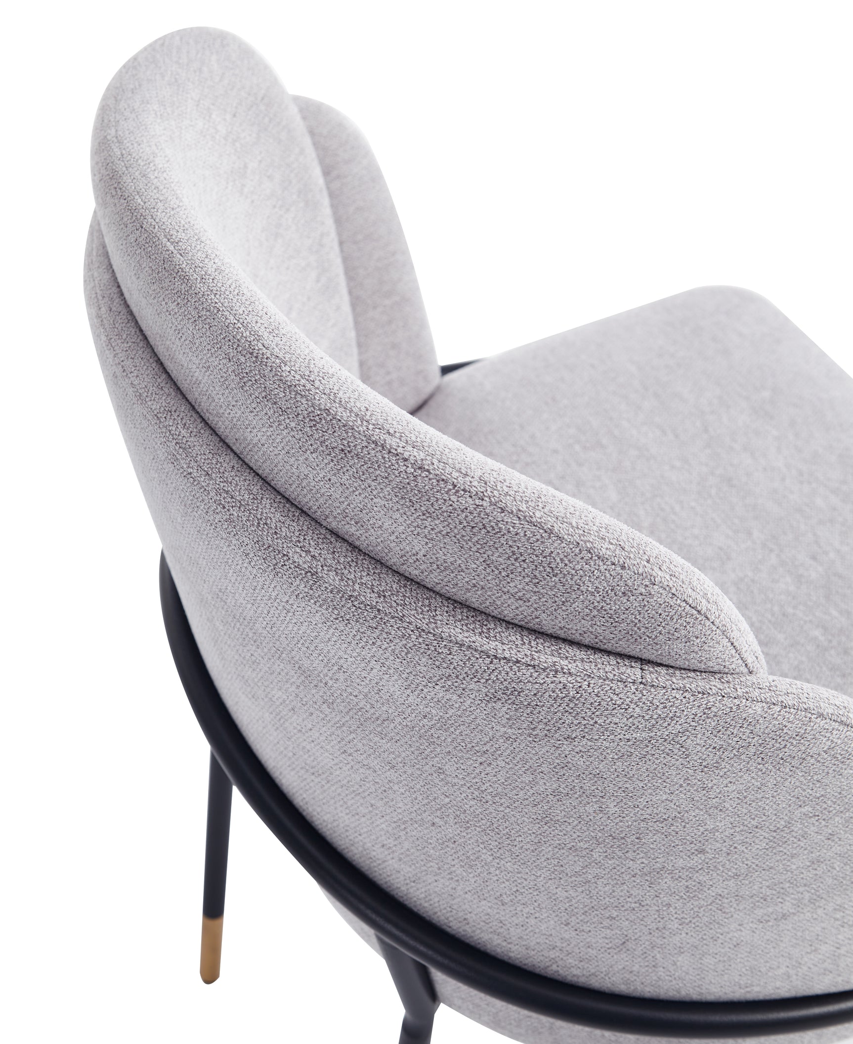 Flor Dining Chair in Grey - Ornate Home