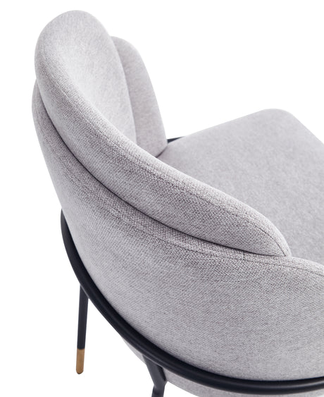 Flor Dining Chair in Grey - Ornate Home