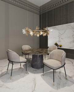 Flor Dining Chair in Wheat - Ornate Home