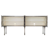 Flora Antique Silver Entertainment Credenza - Ornate Home