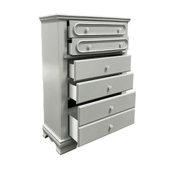 Flora Gray Chest - Ornate Home