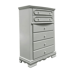 Flora Gray Chest - Ornate Home