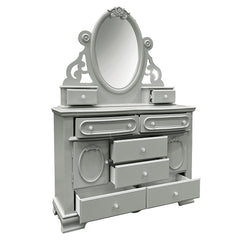 Flora Gray Dresser - Ornate Home