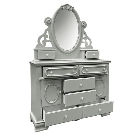 Flora Gray Dresser - Ornate Home