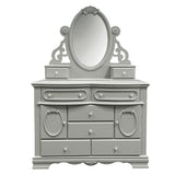 Flora Gray Dresser - Ornate Home