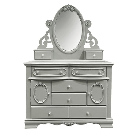 Flora Gray Dresser - Ornate Home
