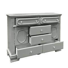 Flora Gray Dresser - Ornate Home