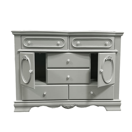 Flora Gray Dresser - Ornate Home