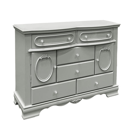 Flora Gray Dresser - Ornate Home