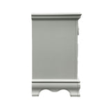 Flora Gray Nightstand - Ornate Home