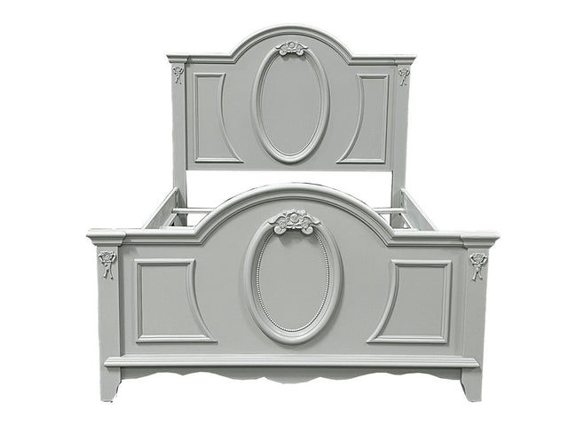 Flora Gray Twin Bed - Ornate Home