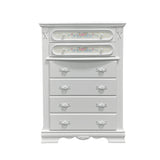 Flora White Chest - Ornate Home