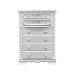 Flora White Chest - Ornate Home