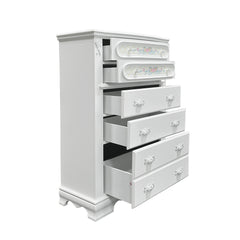 Flora White Chest - Ornate Home