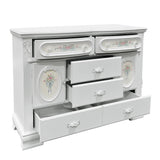 Flora White Dresser - Ornate Home