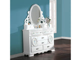 Flora White Dresser - Ornate Home