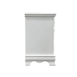 Flora White Nightstand - Ornate Home