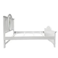 Flora White Twin Bed - Ornate Home