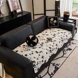 Floral Chenille Couch Cover, Non-Slip Sofa Slipcover Protector for Furniture - Ornate Home