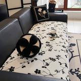 Floral Chenille Couch Cover, Non-Slip Sofa Slipcover Protector for Furniture - Ornate Home