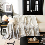 Floral Sofa Slipcovers Reversible Sofa Throw Covers with Tassels Pretty Furniture Covers for Sofas - Ornate Home