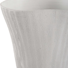 Floreana White Tall Vase - Ornate Home