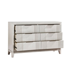 Florence Antique White Dresser - Ornate Home