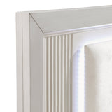 Florence Antique White Eastern King Bed - Ornate Home