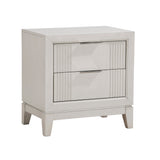 Florence Antique White Nightstand - Ornate Home