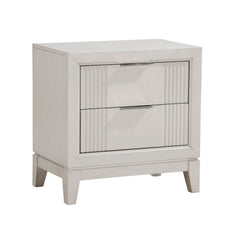 Florence Antique White Nightstand - Ornate Home