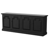 Florence Distressed Black Sideboard - Ornate Home