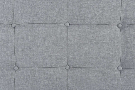 Florence Gray Upholstered Bed - Ornate Home