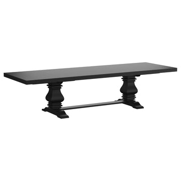 Florence Grey 7-piece 126-inch Extension Dining Table Set - Ornate Home