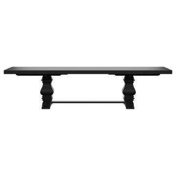 Florence Grey 7-piece 126-inch Extension Dining Table Set - Ornate Home