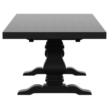 Florence Grey 7-piece 126-inch Extension Dining Table Set - Ornate Home