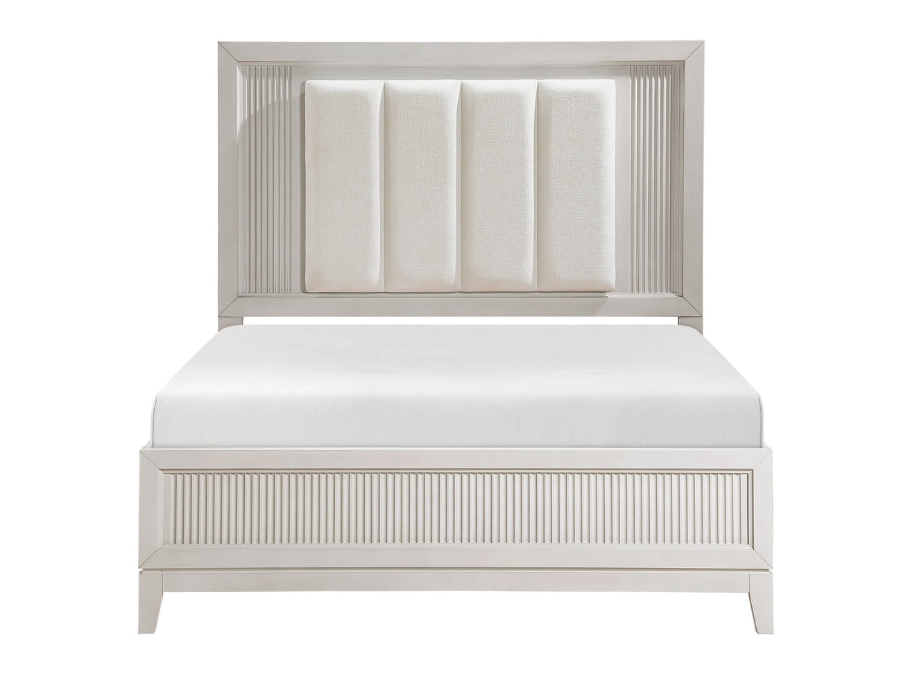 Florence Ivory Queen Bed - Ornate Home