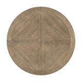 Florence Rustic Honey Round Wood Dining Table - Ornate Home