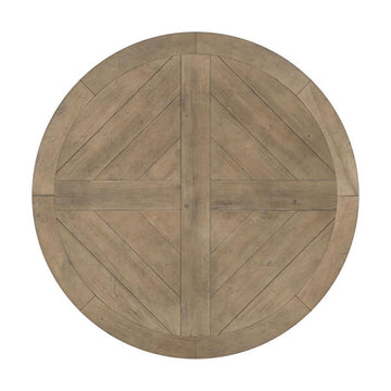 Florence Rustic Honey Round Wood Dining Table - Ornate Home