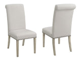Florence Rustic Smoke and Grey Side Chairs (Set of 2) - Ornate Home
