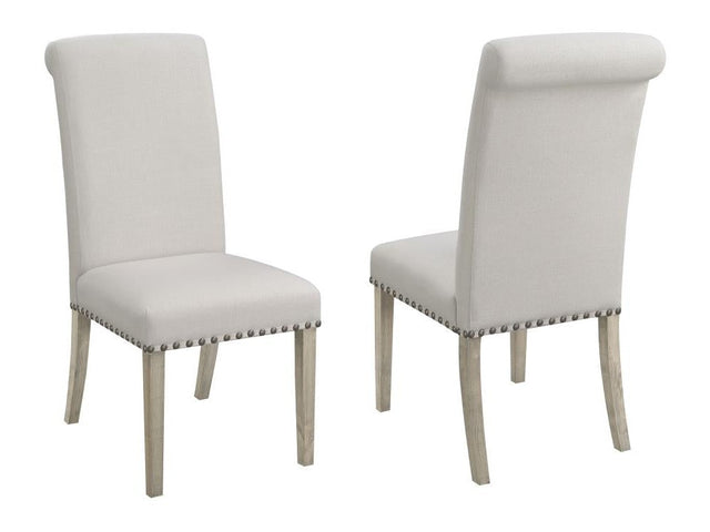 Florence Rustic Smoke and Grey Side Chairs (Set of 2) - Ornate Home