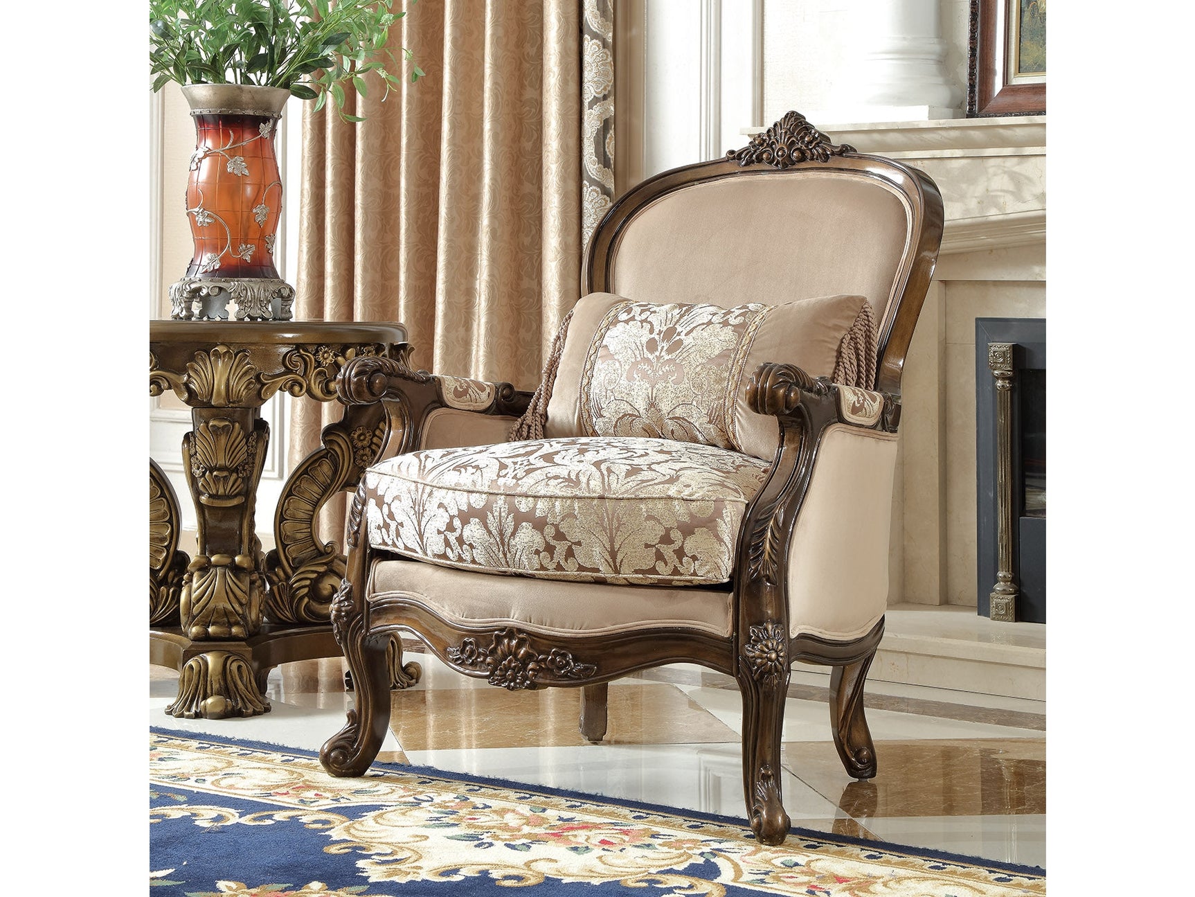 Florencia Bronze Chair  / HD-6935 - Ornate Home