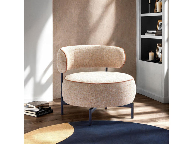 Florens Light Brown Swivel Chair - Ornate Home