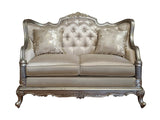 Florentina Taupe Loveseat - Ornate Home