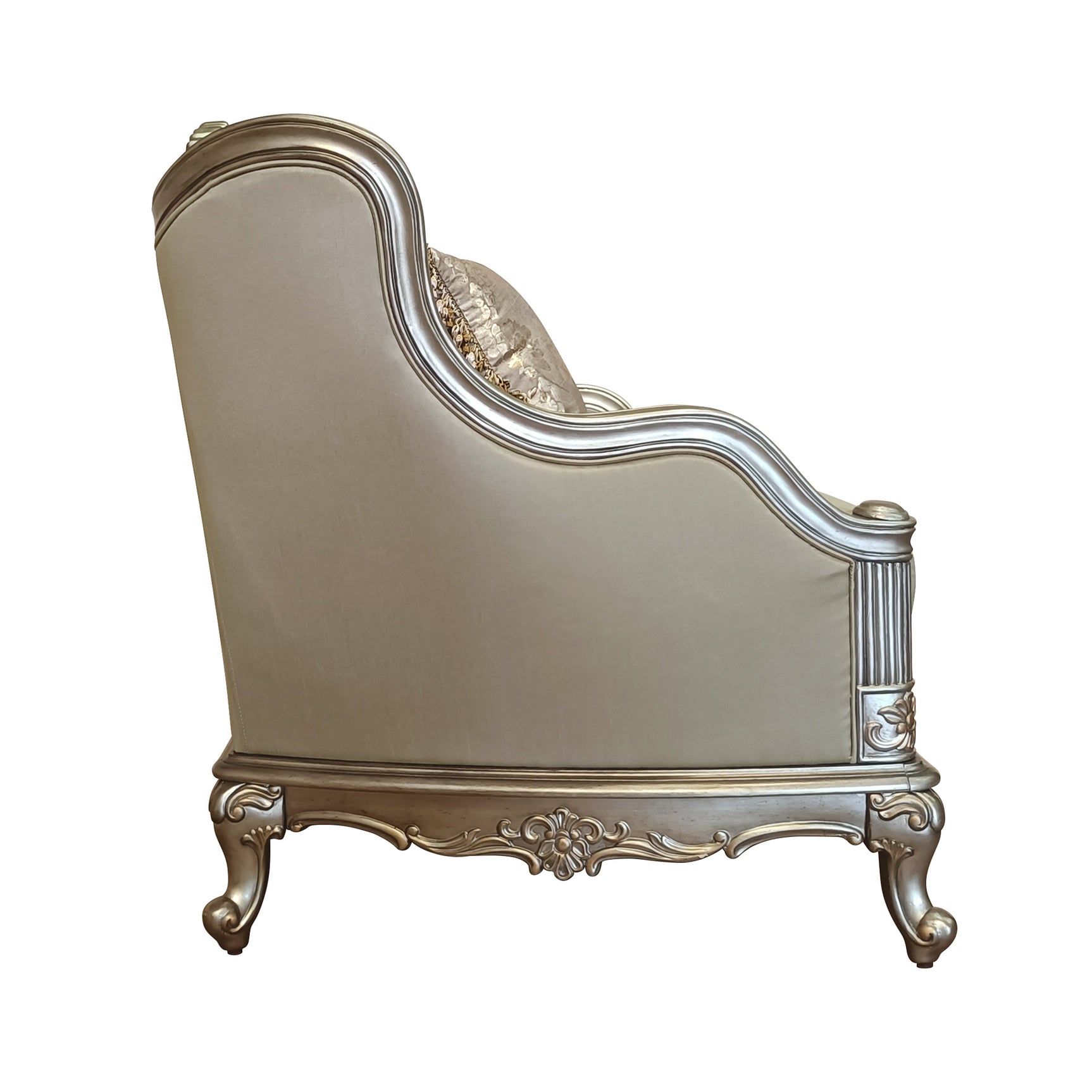 Florentina Taupe Loveseat - Ornate Home