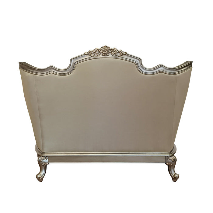 Florentina Taupe Loveseat - Ornate Home