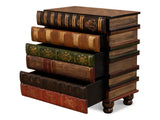 Florentine Multi Color Books Chairside Chest - Ornate Home